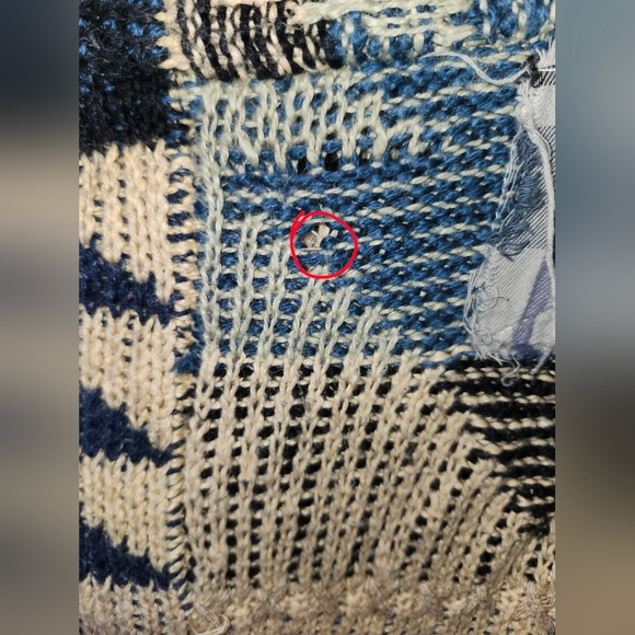 SOLD: Vintage Ralph Lauren Cardigan Patchwork Shawl Sweater Coat Quilt Sweater - Picture 10 of 10